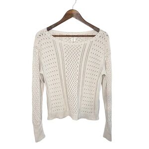 Nicole Miller Artelier Women’s Pullover Crewneck Sweater Cotton Ribbed